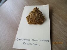 Cheshire volunteer regiment. for sale  GLASGOW