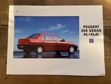 Folheto Peugeot 306 Sedan SL/SLdt. Sem data. comprar usado  Enviando para Brazil