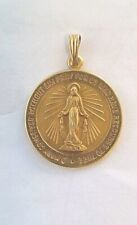virgin mary medallion round for sale  Ronkonkoma