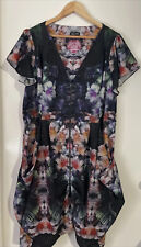 Túnica City Chic Plus Size XL feminina espelho floral elástico zíper frontal, usado comprar usado  Enviando para Brazil