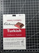Vintage cadburys turkish for sale  NORWICH