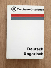 Taschenwörterbuch deutsch ung gebraucht kaufen  Eilenburg