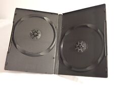 5 Estándar 14mm Negro Doble Estuche de Película DVD Caja de Almacenamiento para Disco CD DVD segunda mano  Embacar hacia Argentina