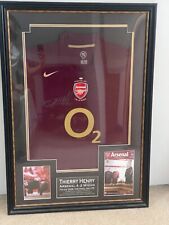Thierry henry signed for sale  LONDON