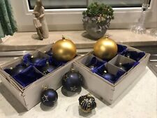 Christbaumkugeln glas blau gebraucht kaufen  Neumarkt i.d.OPf.