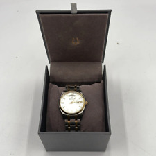 Relógio de pulso Bulova Surveyor clássico aço inoxidável ouro e prata 96C127 comprar usado  Enviando para Brazil