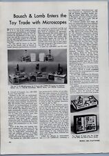1964 artículo de juguete vintage - juegos de microscopio Bausch & Lomb kits de ciencia estéreo segunda mano  Embacar hacia Argentina