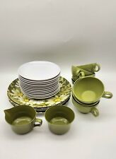 Ajustes de lugar vintage Melamine Beverly by Prolon 7500 verde margarita aguacate  segunda mano  Embacar hacia Argentina