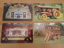 Four postcards showmans for sale  SHEFFIELD