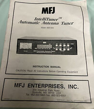 Sintonizador de antena automático MFJ 993 manual de instrucciones original: buen estado. segunda mano  Embacar hacia Argentina