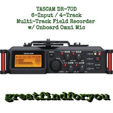 Grabadora de campo multipista TASCAM DR-70D 6 entradas/4 pistas con micrófono omni incorporado, usado segunda mano  Embacar hacia Argentina