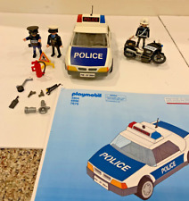 Usado, Coche de policía de colección Playmobil 3904 + motocicleta de policía segunda mano  Embacar hacia Argentina