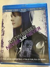 Justin Bieber: Never Say Never (Blu-ray/DVD, 2011, Conjunto de 2 Discos) comprar usado  Enviando para Brazil