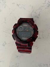 Relógio masculino Casio G Shock vermelho camuflado resina GD120CM 3427, usado comprar usado  Enviando para Brazil