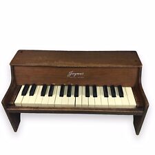 Vintage Jaymar Piano de Mesa de Madeira com 30 Teclas Brinquedo Miniatura EUA - Funcionando comprar usado  Enviando para Brazil