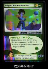 Saiyan Concentration #18 Foil Card Dragon Ball Z DBZ Unlimited Frieza Saga, used for sale  Shipping to South Africa
