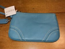 Coach turquoise leather for sale  Methuen