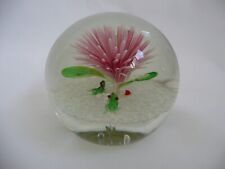 Glass paperweight pink for sale  DEVIZES
