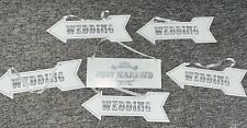 Wedding arrow signs for sale  STIRLING
