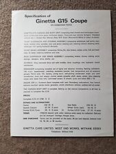 Ginetta cars ltd for sale  HELSTON