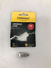 Intenso cMobile Line 64GB USB 3.0 Typ-A/-C, pamięć USB - srebrna (3536490) na sprzedaż  PL