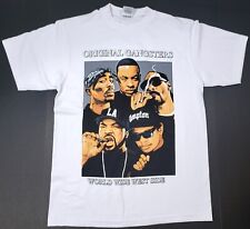 Camiseta masculina branca original gangsters West Side OG Urban Streetwear nova comprar usado  Enviando para Brazil