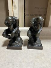 Thinker bookends book for sale  Shipping to Ireland