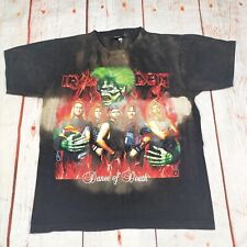 Camiseta Iron Maiden Dance Of Death retrabalhada tamanho médio etiqueta heavy metal comprar usado  Enviando para Brazil