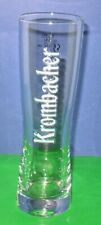 Krombacher Pils German Beer Glass 0.3L 8" Sahm Embossed for sale  Shipping to South Africa