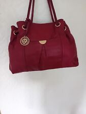 Red leather tote for sale  RICHMOND