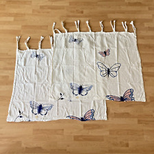Ikea SÅNGLÄRKA Butterfly Curtain hemmed to 36” for KURA Kids Reversible Bunk Bed, used for sale  Shipping to South Africa