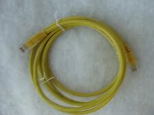 Used, CAT5e Yellow Patch Cable TIA/EIA-568B2 24AWG Ethernet for sale  Shipping to South Africa