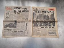 August 1944 wwii for sale  HUNTINGDON