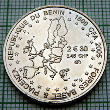 BENIN  2005 1500 FRANCS CFA - 1 AFRICA, BASEL & PIACENZA FAIRS, IDAO FANTASY for sale  Shipping to South Africa