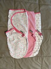 Swaddle Me 3pk Baby Girl Swaddles Sz S/M Small Medium 0-6 mos for sale  Shipping to South Africa