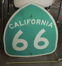 Used, Vintage RARE REAL State - California - US ROUTE 66 Sign, 24" Spade Aluminum 1974 for sale  Shipping to Canada