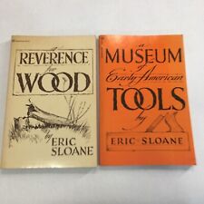Lote de 2 livros antigos de Eric Sloane ferramentas americanas antigas reverência por madeira comprar usado  Enviando para Brazil
