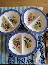 x3 Wedgewood Sarah's Garden Divided Serving Dish Queens Ware (approx 29 cm). for sale  STOKE-ON-TRENT