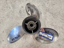 13 3/4" X 22P STAINLESS STEEL PROPELLER, MERCURY 4.75" GEARCASE 15 SPLINE, P9628 for sale  Shipping to South Africa