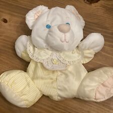 Pechera sonajero vintage 1988 oso puffalump rayas amarillas Fisher Price, usado segunda mano  Embacar hacia Argentina