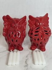 Red owls candle for sale  Birmingham