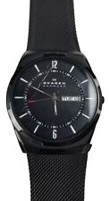 Relógio de pulso masculino SKAGEN DENMARK SKW6006 titânio preto sobre pulseira de malha de aço preta  comprar usado  Enviando para Brazil