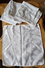 White damask napkins for sale  REDCAR