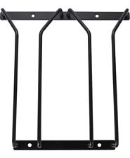 Black Wine Glass Rack, Under Cabinet Holder, 2 Rows. 13 5/8” X 8.5”w 6.5”w, used for sale  Shipping to South Africa