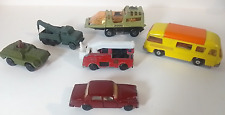Vintage Matchbox Lesney Army Vehicles, Camper, Rolls Royce, Bundle x 6, used for sale  Shipping to South Africa