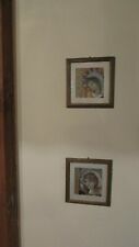 Pair of Framed  and Matted Prints Produced by Fleck Bros. 9 ½” by 10” Good Condi for sale  Brooklyn
