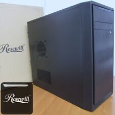 Novo Rosewill Modelo SRM-01B Mini Torre (Micro ATX) Estojo com Painéis Laterais de Aço comprar usado  Enviando para Brazil