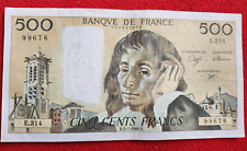 500 francs pascal 1993 sup d'occasion  Bourg-en-Bresse