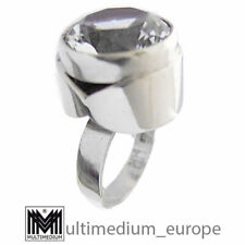 Käytetty, Modernist Kaunis Koru silver Ring rock crystal Finland silver finland 🌺 🌺 🌺 🌺 myynnissä  Leverans till Finland