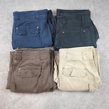 Pantalones de manguera de fuego Duluth Trading Flex para hombre 34x30 lote de 4 lona de carga caqui segunda mano  Embacar hacia Argentina